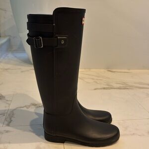 Hunter refined tall rain boot